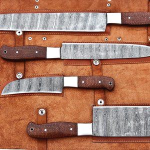 HAND MADE DAMASCUS KITCHEN KNIFE.
